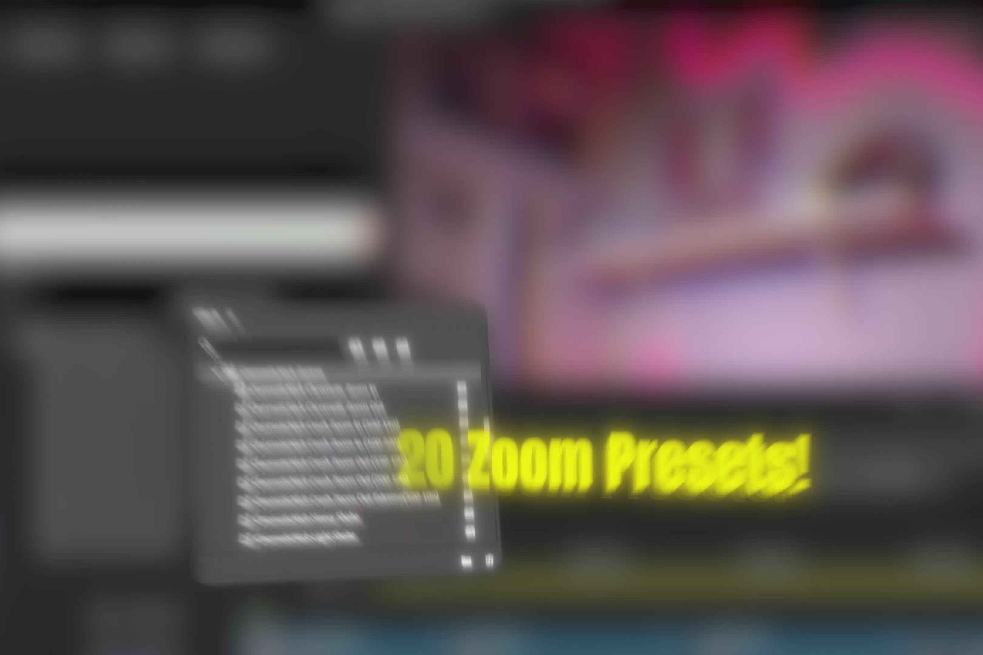 Cinematic Zoom Pack